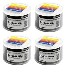 200 dischi DVD-R vuoti