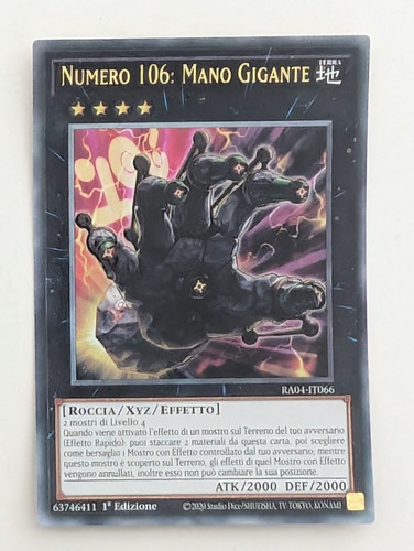 Numero 106 mano - 106,