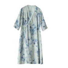 Donna Cinese Misto Lino Stile