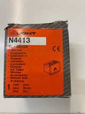 BTICINO LIVING ART. N4413 DIMMER A PULSANTE BIANCO  230V 60-500W