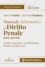 Libri Marco Fratini / Lucrezia Fiandaca - Manuale Sistematico Di Diritto Penale.