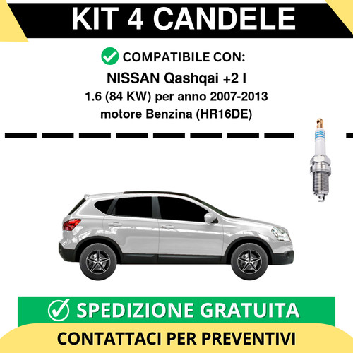 Kit candele per nissan - kit,