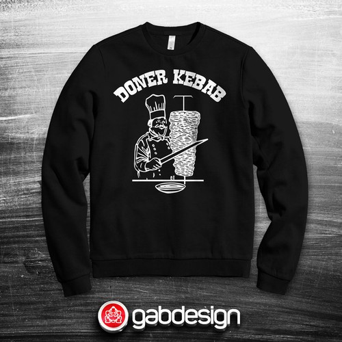 Felpa nera sweatshirt - , doner