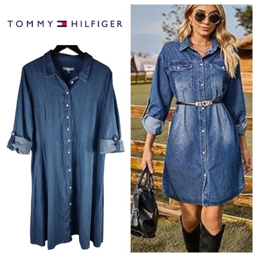 Abito camicia tommy - abito, hilfiger