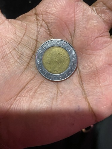 Italian 500 lire bimetallic - 500,