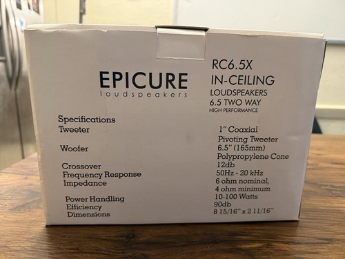 Epicure rc6 altoparlante - epicure,