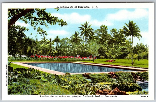 Cartolina epoca parco - d'epoca,