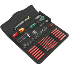 Wera Kraftform Compact W1 Set di Attrezzi per Manutenzione 35 Pezzi Kit di Montaggio con Borsa