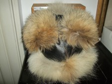 CAPPELLO COLBACCO TRAPPER AVIATORE COYOTE HAT PELLICCIA VOLPE UNISEX 58/59 UOMO 