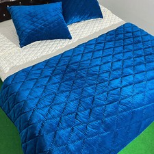 Coperta punto diamante velluto
