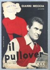 SPARTITO MUSICALE - "IL PULLOVER " GIANNI MECCIA - 1961  ARISTON