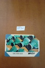 SCHEDA TELEFONICA OMAGGIO G. OP 96 USATA MAGNETIZZATA CON CODICI