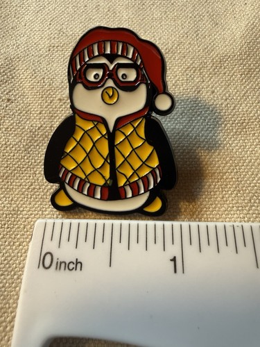 Spilla smaltata amici pinguino - spilla,