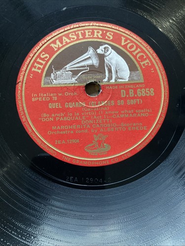 1950 margherita carosio - 12", 78