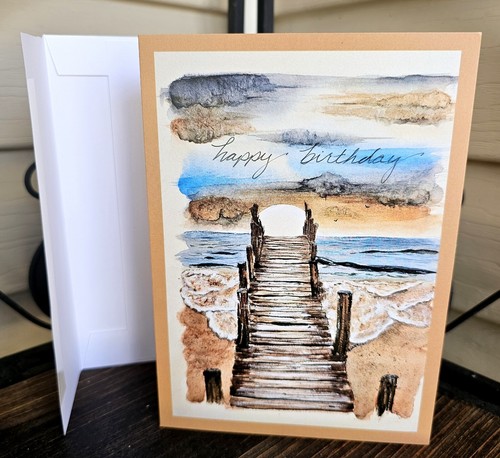 Acquerello orig art card - acquerello,
