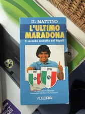 VHS L'ULTIMO MARADONA IL SECONDO SCUDETTO DEL Napoli EL PIBE DE ORO PRIMA STAMP
