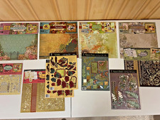 Kit Artigianato Scrapbooking a Tema Natura - Carta, Adesivi, Fustelle Foil