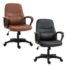 Sedia Poltrona Ufficio Massaggiante in Similpelle con Altezza Regolabile