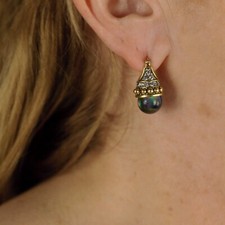 Orecchini Dormeuse Dorato