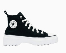 Scarpe Converse Chuck Taylor All Star High Lugged Lift Platform nere giovani taglia 1