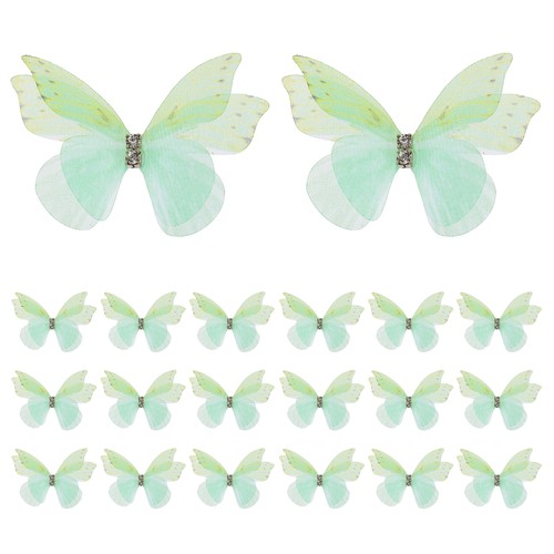 20pcs farfalle organza - 20pcs,