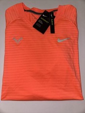 Maglia Nike Rafa Nadal Aeroreact taglia Large arancione corallo mango CI9152-854 2021