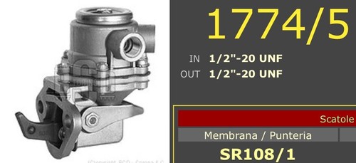 Pompa carburante meccanica - pompa,