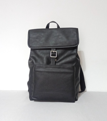 Zaino similpelle nero zara - similpelle,