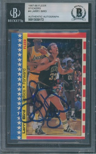 Adesivo fleer 1987 4 larry - 1987/88,