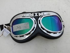 occhiali in pelle moto vintage