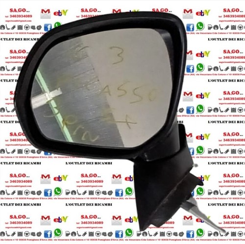 Specchietto elettrico sinistro - specchietto,