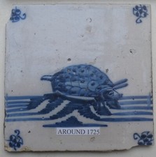 Piastrella XVIII secolo