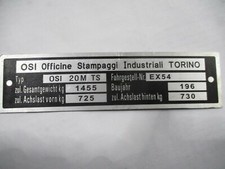 Targa osi - osi, ford