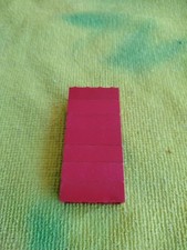 LEGO MINITALIA VINTAGE 1970 BRICKS COLLEZIONE 7 MATTONCINI ROSSI X