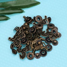  10 Sets Bottoni Scatto Del Pulsante Della Borsa Fibbia in Metallo