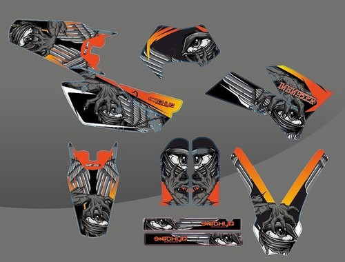 Kit adesivi grafiche monsta - kit,