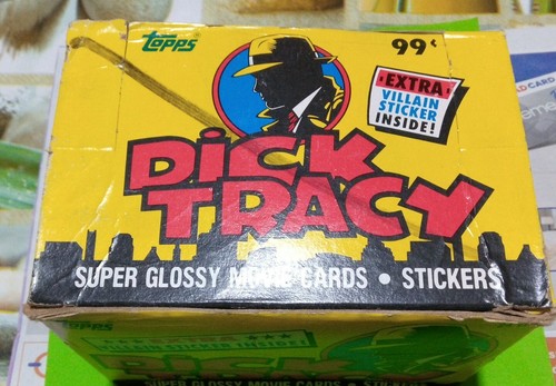 Box dick tracy topps con - tracy, 24