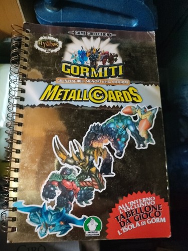 Album gormiti metal cards - album,