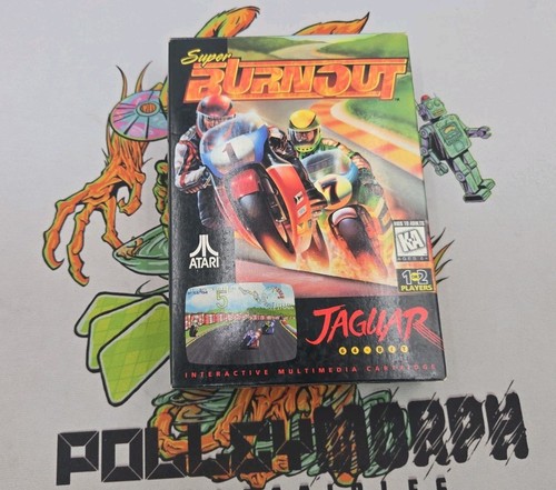 Atari jaguar super burnout cib - atari,