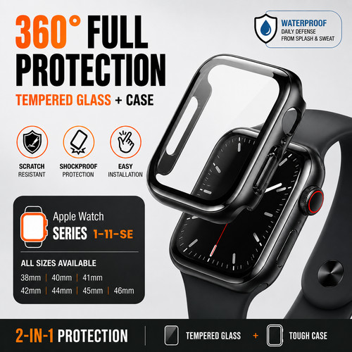 Custodia per apple watch serie - custodia,