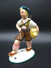 Statuina ceramica  preciosa  numero s.152 ragazzo alpino. Altezza 16 cm.