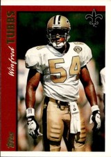 card NFL Football americano #316 Winfred Tubbs 1997 Topps
