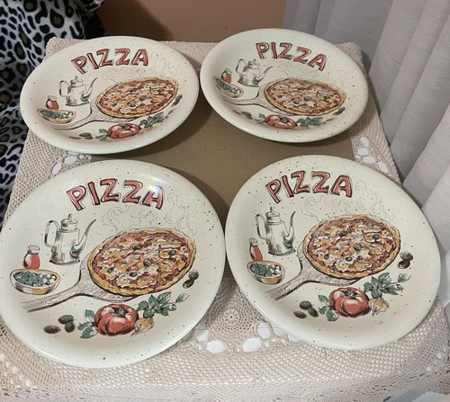 Set piatti pizza vintage la - pizza, "la
