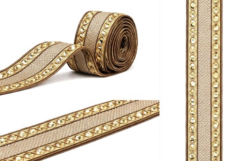 Nastro pizzo oro - di,