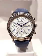 Orologio SIGEL Cronografo, Acciaio, Numeri Romani, NUOVO