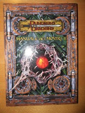 D&D DUNGEONS & DRAGONS Supplemento MANUALE DEI MOSTRI II 2 (ITA) 6093 - USATO