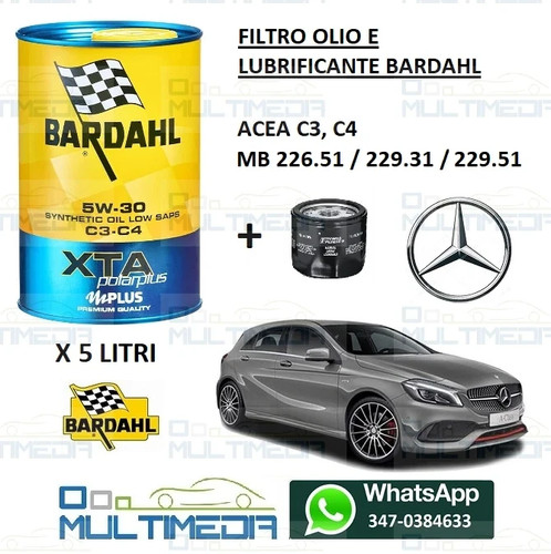 Filtro olio 5lt - e,