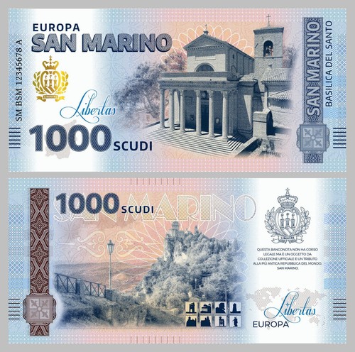 Banconota commemorativa san - banconota,