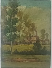 FRISIA  Donato (1883 - 1953)  - Scorcio di paesaggio campestre