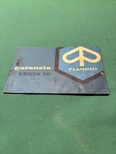 Piaggio Vespa 50 Libretto Di
